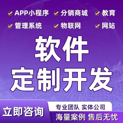 承接軟件開發 小程序開發 APP開發 網站搭建 各行業應用系統應用開發